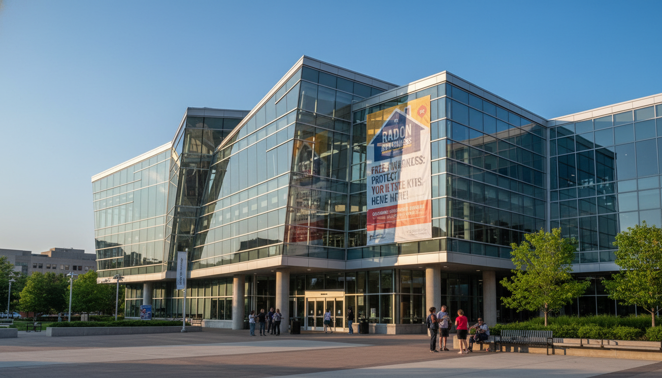 Columbus library radon monitor program