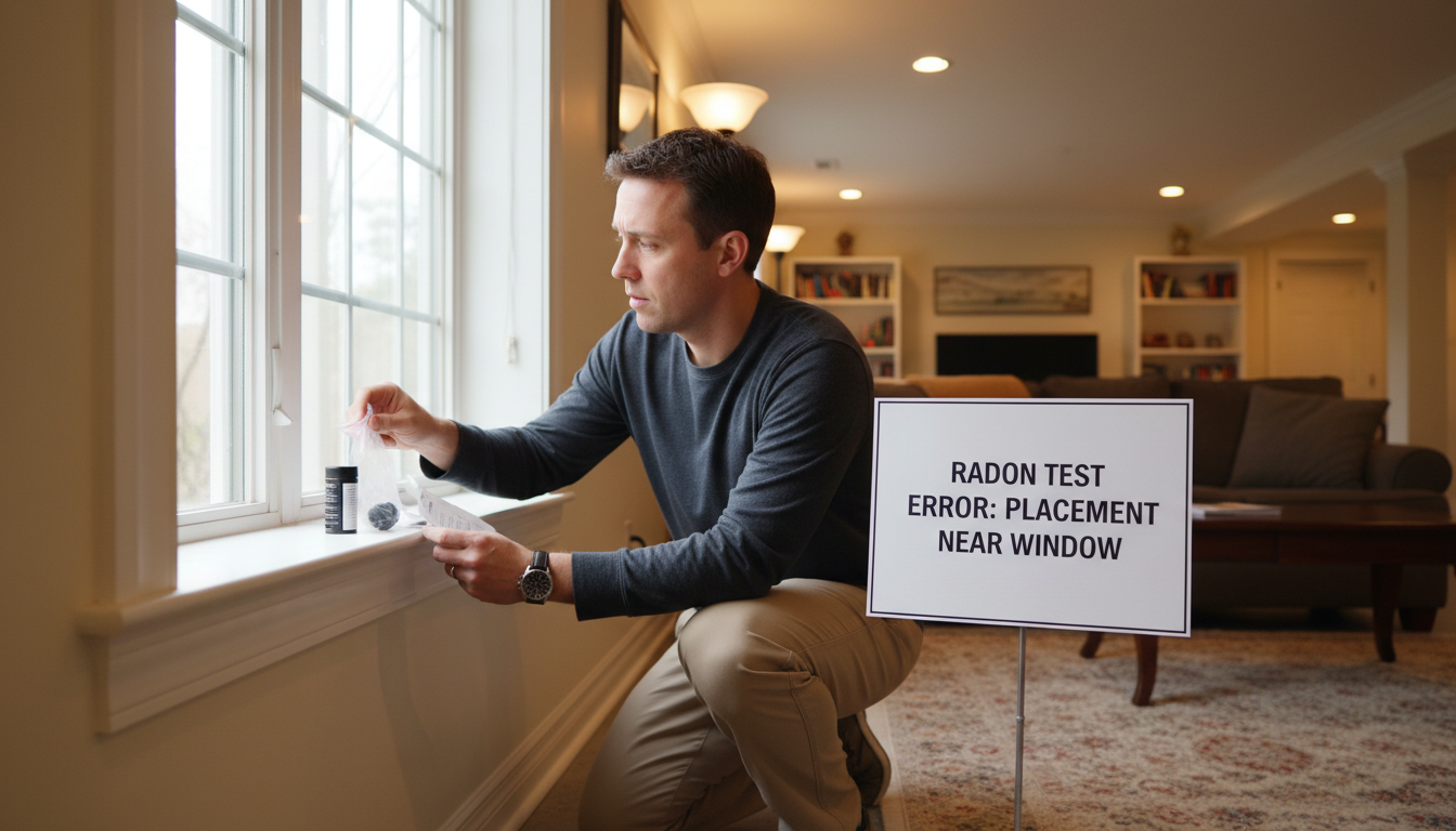 DIY radon testing mistakes to avoid