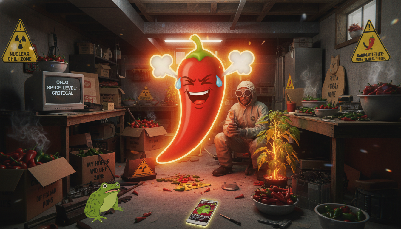 Spicy basement Columbus radon meme